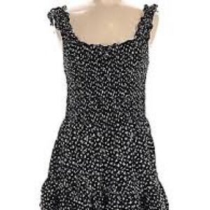 Aeropostale Black and White Floral Romper